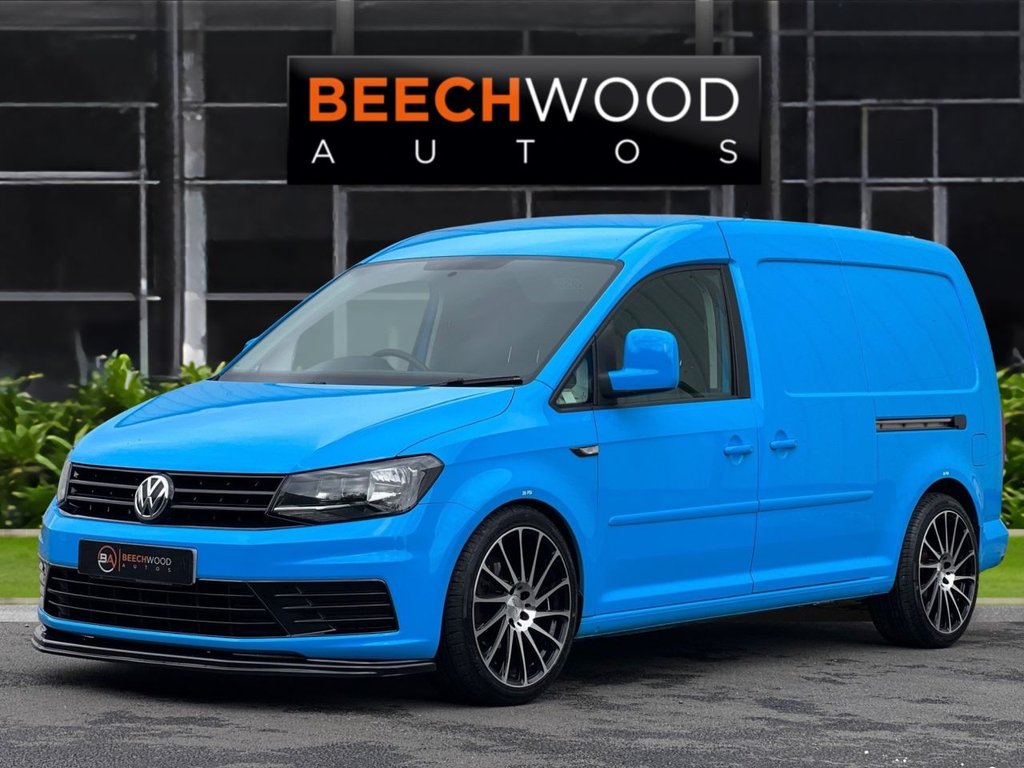 USED 2015 15 VOLKSWAGEN CADDY MAXI 1.6 TDI C20 CR BEECHWOOD CUSTOM Panel Van 6dr Diesel Manual LWB Euro 5 (102 ps) *BRAND NEW 19" WHEELS & TYRES*