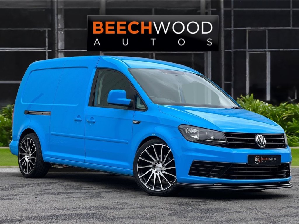 USED 2015 15 VOLKSWAGEN CADDY MAXI 1.6 TDI C20 CR BEECHWOOD CUSTOM Panel Van 6dr Diesel Manual LWB Euro 5 (102 ps) *BRAND NEW 19" WHEELS & TYRES*