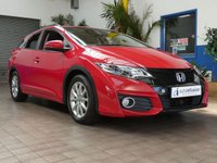 USED 2016 65 HONDA CIVIC 1.6 i-DTEC SE Plus Tourer 5dr Diesel Manual Euro 5 (s/s) (Navi) (120 ps) &pound;20 ROAD TAX CAZ ULEZ EXEMPT SAT NAV AIR CON REAR VIEW CAMERA PARKING SENSORS 2 OWNERS EXCELLENT SERVICE HISTORY WARRANTY