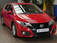 USED 2016 65 HONDA CIVIC 1.6 i-DTEC SE Plus Tourer 5dr Diesel Manual Euro 5 (s/s) (Navi) (120 ps) &pound;20 ROAD TAX CAZ ULEZ EXEMPT SAT NAV AIR CON REAR VIEW CAMERA PARKING SENSORS 2 OWNERS EXCELLENT SERVICE HISTORY WARRANTY
