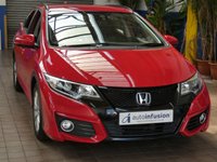 USED 2016 65 HONDA CIVIC 1.6 i-DTEC SE Plus Tourer 5dr Diesel Manual Euro 5 (s/s) (Navi) (120 ps) &pound;20 ROAD TAX CAZ ULEZ EXEMPT SAT NAV AIR CON REAR VIEW CAMERA PARKING SENSORS 2 OWNERS EXCELLENT SERVICE HISTORY WARRANTY