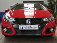 USED 2016 65 HONDA CIVIC 1.6 i-DTEC SE Plus Tourer 5dr Diesel Manual Euro 5 (s/s) (Navi) (120 ps) &pound;20 ROAD TAX CAZ ULEZ EXEMPT SAT NAV AIR CON REAR VIEW CAMERA PARKING SENSORS 2 OWNERS EXCELLENT SERVICE HISTORY WARRANTY