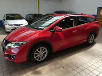 USED 2016 65 HONDA CIVIC 1.6 i-DTEC SE Plus Tourer 5dr Diesel Manual Euro 5 (s/s) (Navi) (120 ps) &pound;20 ROAD TAX CAZ ULEZ EXEMPT SAT NAV AIR CON REAR VIEW CAMERA PARKING SENSORS 2 OWNERS EXCELLENT SERVICE HISTORY WARRANTY