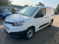 USED 2022 22 TOYOTA PROACE CITY 1.5 BlueHDi Active Short Panel Van 5dr Diesel Manual SWB Euro 6 (s/s) (100 bhp) AIRCON PLY COMBO / BERLINGO