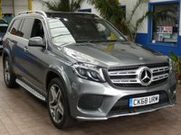 USED 2018 68 MERCEDES-BENZ GLS 3.0 GLS350d V6 AMG Line SUV 5dr Diesel G-Tronic 4MATIC Euro 6 (s/s) (258 ps) 7 SEATS SAT NAV PANORAMIC SUNROOF SMARTPHONE INTEGRATION PACK LEATHER HEATED FRONT AND REAR SEATS 360 CAMERA HARMAN KARDON ELECTRIC SIDE VENT WINDOWNS PARKING SENSORS 3 OWNER SERVICE HISTORY WARRANTY