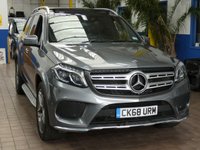 USED 2018 68 MERCEDES-BENZ GLS 3.0 GLS350d V6 AMG Line SUV 5dr Diesel G-Tronic 4MATIC Euro 6 (s/s) (258 ps) 7 SEATS SAT NAV PANORAMIC SUNROOF SMARTPHONE INTEGRATION PACK LEATHER HEATED FRONT AND REAR SEATS 360 CAMERA HARMAN KARDON ELECTRIC SIDE VENT WINDOWNS PARKING SENSORS 3 OWNER SERVICE HISTORY WARRANTY