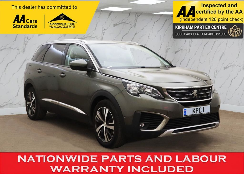 PEUGEOT 5008 1.2 PureTech GT Line SUV 5dr Petrol Manual Euro 6 (s/s) (130 ps) NATIONWIDE PARTS & LABOUR WARRANTY INCLUDED + 12 MONTHS AA BREAKDOWN FREE