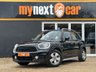 USED 2018 68 MINI COUNTRYMAN 2.0 Cooper D SUV 5dr Diesel Manual ALL4 Euro 6 (s/s) (150 ps) Midnight Black + MINI Excitement Pack, Mechanical Seat Adjustment for Drivers Seat and Passengers Seat, Mirror Caps in Body Colour, Model Logo Countryman in Chrome, Multifunction Controls for Steering Wheel, Navigation Pack, On-Board Computer, PDC - Park Distance Control - Rear, Passenger Seat Height Adjustable, Pedals - Rubberised Pad, Personal Profile, Radiator Grille - Chrome Border and Three Slats in Black, Radio MINI, Rain Sensor and Automatic Headlight Activation, Rear Fog Light, Rear Ligh