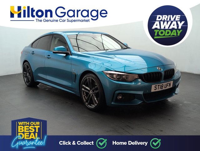USED 2018 18 BMW 4 Series Gran Coupe 3.0 440i M Sport Hatchback 5dr Petrol Auto Euro 6 (s/S) (326 Ps) - Alloy, Privacy, Leather