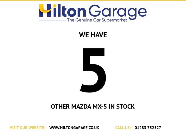 USED 2015 J Mazda Mx-5 1.8i Sport Venture Roadster 2dr Petrol Manual Euro 5 (126 Ps) - Alloy, Air Con, Cruise