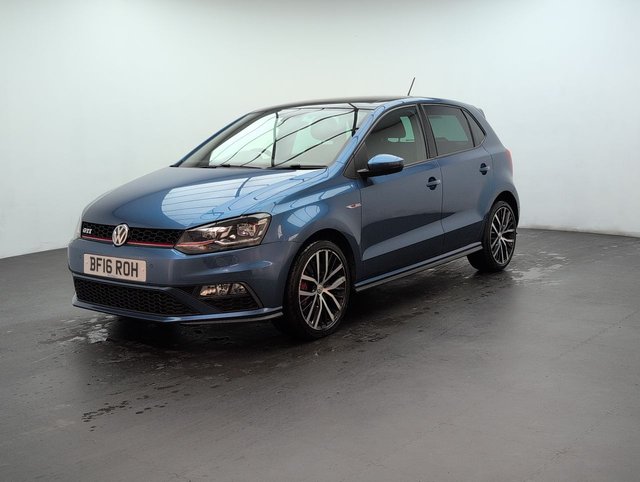USED 2016 16 Volkswagen Polo 1.8 TSI Bluemotion Tech GTI Hatchback 5dr Petrol DSg Euro 6 (s/S) (192 Ps) - Alloy, Bluetooth, Dab