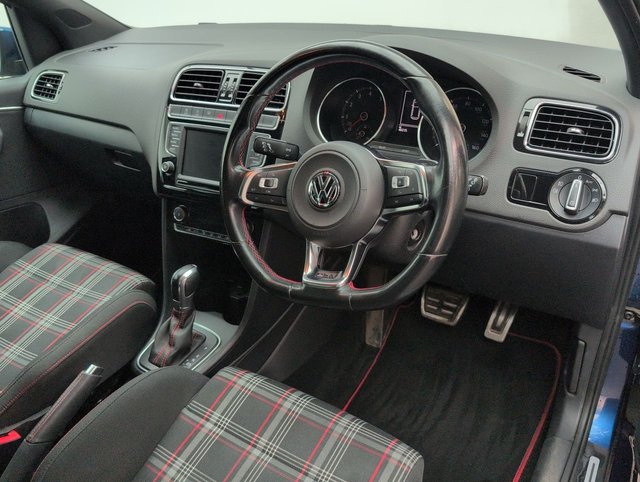 USED 2016 16 Volkswagen Polo 1.8 TSI Bluemotion Tech GTI Hatchback 5dr Petrol DSg Euro 6 (s/S) (192 Ps) - Alloy, Bluetooth, Dab