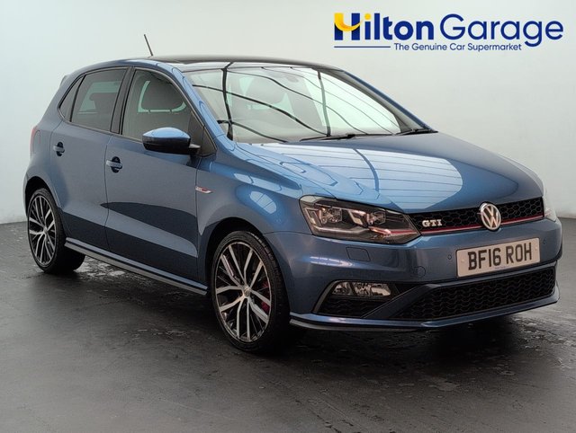 USED 2016 16 Volkswagen Polo 1.8 TSI Bluemotion Tech GTI Hatchback 5dr Petrol DSg Euro 6 (s/S) (192 Ps) - Alloy, Bluetooth, Dab
