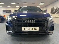 USED 2021 21 AUDI Q8 3.0 TFSI V6 55 Black Edition SUV 5dr Petrol Tiptronic quattro Euro 6 (s/s) (340 ps) 1 OWNER FULL SERVICE HISTORY 6 MONTHS WARRANTY HEATED ELECTRIC LEATER SEATS  SATNAV  APP CONNECT