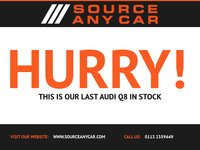 USED 2021 21 AUDI Q8 3.0 TFSI V6 55 Black Edition SUV 5dr Petrol Tiptronic quattro Euro 6 (s/s) (340 ps) 1 OWNER FULL SERVICE HISTORY 6 MONTHS WARRANTY HEATED ELECTRIC LEATER SEATS  SATNAV  APP CONNECT