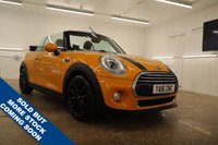 USED 2016 16 MINI CONVERTIBLE 1.5 Cooper Convertible 2dr Petrol Manual Euro 6 (s/s) (136 ps) 