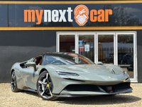 USED 2024 24 FERRARI SF90 Spider 4.0T V8 7.9kWh Convertible 2dr Petrol Plug-in Hybrid F1 DCT 4WD Euro 6 (s/s) (986 ps) SUSPENSION LIFT + VAT QUALIFYING + 1 OWNER +  TAILOR MADE + FULL PPF + CARBON FIBRE + 4.0L twin-turbo V8 Engine + 0 To 60 In: 2.1 Seconds + Two-Tone Bodywork - Nero DS + Adaptive Front Light System + Brake Callipers in Allumino + Carbon Fibre Side Air Splitter + Rear Diffuser In Carbon Fibre + Carbon Fibre Underdoor Cover  +  Font Lift +Dual Colour Leather Interior Trim - Terra Bruciata +  Central Part Of Seats - Alacantara + Apple Car Play +  Coloured Passenger Compartment Details +Leather/Al