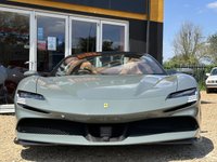 USED 2024 24 FERRARI SF90 Spider 4.0T V8 7.9kWh Convertible 2dr Petrol Plug-in Hybrid F1 DCT 4WD Euro 6 (s/s) (986 ps) SUSPENSION LIFT + VAT QUALIFYING + 1 OWNER +  TAILOR MADE + FULL PPF + CARBON FIBRE + 4.0L twin-turbo V8 Engine + 0 To 60 In: 2.1 Seconds + Two-Tone Bodywork - Nero DS + Adaptive Front Light System + Brake Callipers in Allumino + Carbon Fibre Side Air Splitter + Rear Diffuser In Carbon Fibre + Carbon Fibre Underdoor Cover  +  Font Lift +Dual Colour Leather Interior Trim - Terra Bruciata +  Central Part Of Seats - Alacantara + Apple Car Play +  Coloured Passenger Compartment Details +Leather/Al