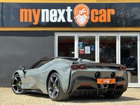 USED 2024 24 FERRARI SF90 Spider 4.0T V8 7.9kWh Convertible 2dr Petrol Plug-in Hybrid F1 DCT 4WD Euro 6 (s/s) (986 ps) SUSPENSION LIFT + VAT QUALIFYING + 1 OWNER +  TAILOR MADE + FULL PPF + CARBON FIBRE + 4.0L twin-turbo V8 Engine + 0 To 60 In: 2.1 Seconds + Two-Tone Bodywork - Nero DS + Adaptive Front Light System + Brake Callipers in Allumino + Carbon Fibre Side Air Splitter + Rear Diffuser In Carbon Fibre + Carbon Fibre Underdoor Cover  +  Font Lift +Dual Colour Leather Interior Trim - Terra Bruciata +  Central Part Of Seats - Alacantara + Apple Car Play +  Coloured Passenger Compartment Details +Leather/Al