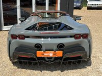 USED 2024 24 FERRARI SF90 Spider 4.0T V8 7.9kWh Convertible 2dr Petrol Plug-in Hybrid F1 DCT 4WD Euro 6 (s/s) (986 ps) SUSPENSION LIFT + VAT QUALIFYING + 1 OWNER +  TAILOR MADE + FULL PPF + CARBON FIBRE + 4.0L twin-turbo V8 Engine + 0 To 60 In: 2.1 Seconds + Two-Tone Bodywork - Nero DS + Adaptive Front Light System + Brake Callipers in Allumino + Carbon Fibre Side Air Splitter + Rear Diffuser In Carbon Fibre + Carbon Fibre Underdoor Cover  +  Font Lift +Dual Colour Leather Interior Trim - Terra Bruciata +  Central Part Of Seats - Alacantara + Apple Car Play +  Coloured Passenger Compartment Details +Leather/Al
