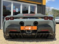 USED 2024 24 FERRARI SF90 Spider 4.0T V8 7.9kWh Convertible 2dr Petrol Plug-in Hybrid F1 DCT 4WD Euro 6 (s/s) (986 ps) SUSPENSION LIFT + VAT QUALIFYING + 1 OWNER +  TAILOR MADE + FULL PPF + CARBON FIBRE + 4.0L twin-turbo V8 Engine + 0 To 60 In: 2.1 Seconds + Two-Tone Bodywork - Nero DS + Adaptive Front Light System + Brake Callipers in Allumino + Carbon Fibre Side Air Splitter + Rear Diffuser In Carbon Fibre + Carbon Fibre Underdoor Cover  +  Font Lift +Dual Colour Leather Interior Trim - Terra Bruciata +  Central Part Of Seats - Alacantara + Apple Car Play +  Coloured Passenger Compartment Details +Leather/Al