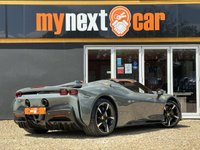 USED 2024 24 FERRARI SF90 Spider 4.0T V8 7.9kWh Convertible 2dr Petrol Plug-in Hybrid F1 DCT 4WD Euro 6 (s/s) (986 ps) SUSPENSION LIFT + VAT QUALIFYING + 1 OWNER +  TAILOR MADE + FULL PPF + CARBON FIBRE + 4.0L twin-turbo V8 Engine + 0 To 60 In: 2.1 Seconds + Two-Tone Bodywork - Nero DS + Adaptive Front Light System + Brake Callipers in Allumino + Carbon Fibre Side Air Splitter + Rear Diffuser In Carbon Fibre + Carbon Fibre Underdoor Cover  +  Font Lift +Dual Colour Leather Interior Trim - Terra Bruciata +  Central Part Of Seats - Alacantara + Apple Car Play +  Coloured Passenger Compartment Details +Leather/Al