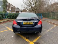 USED 2015 15 MERCEDES-BENZ C-CLASS 1.6 C200 BlueTEC AMG Line Saloon 4dr Diesel G-Tronic+ Euro 6 (s/s) (136 ps) Pan Glass S/roof, Reverse Cam