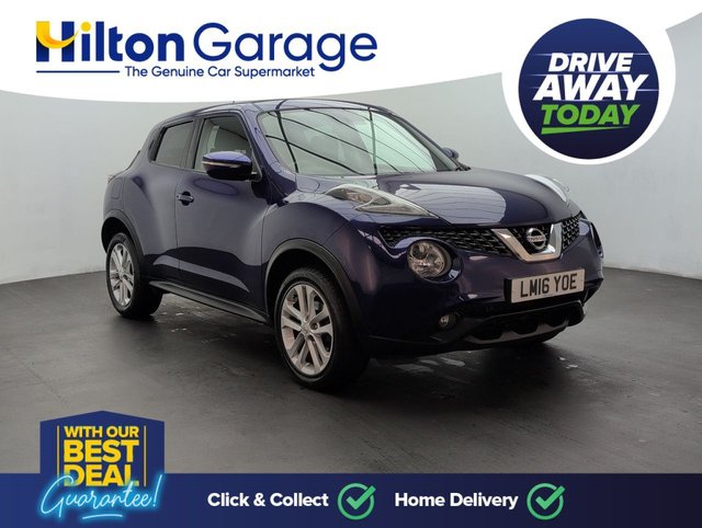 USED 2016 16 Nissan Juke 1.2 Dig-T Acenta Suv 5dr Petrol Manual Euro 6 (s/S) (115 Ps) Rear Privacy Glass+bluetooth