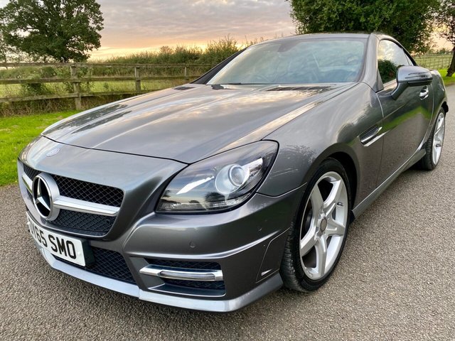 2015 65 Mercedes-Benz Slk 2.0 SLK200 AMG Sport Convertible 2dr Petrol G-Tronic Euro 6 (s/s) (184 ps)