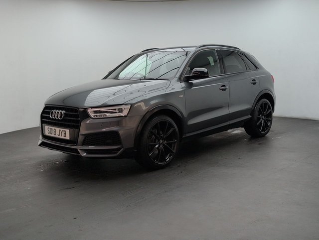 USED 2018 R Audi Q3 1.4 Tfsi Cod Black Edition Suv 5dr Petrol S Tronic Euro 6 (s/S) (150 Ps) Privacy Glass+bluetooth