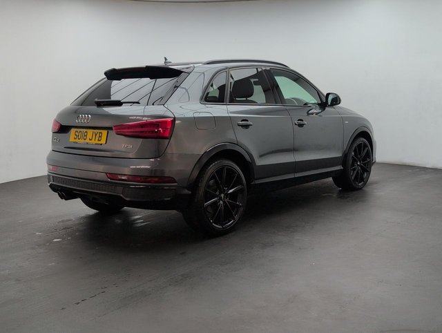 USED 2018 R Audi Q3 1.4 Tfsi Cod Black Edition Suv 5dr Petrol S Tronic Euro 6 (s/S) (150 Ps) Privacy Glass+bluetooth