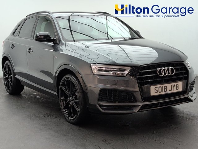 USED 2018 R Audi Q3 1.4 Tfsi Cod Black Edition Suv 5dr Petrol S Tronic Euro 6 (s/S) (150 Ps) Privacy Glass+bluetooth