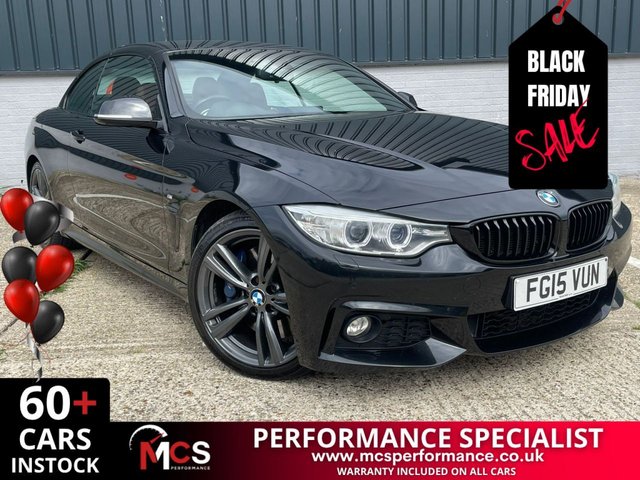 2015 15 BMW 4 SERIES 3.0 430d M Sport Convertible 2dr Diesel Auto Euro 6 (s/s) (258 ps) BLACK FRIDAY PRICING NOW LIVE!