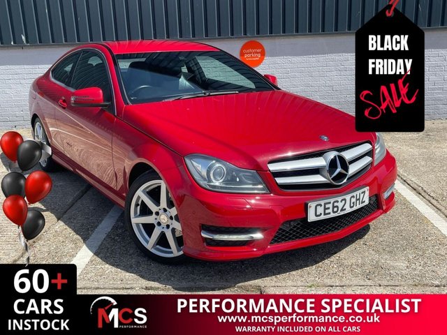 2012 62 MERCEDES-BENZ C-CLASS 2.1 C220 CDI BlueEfficiency AMG Sport Coupe 2dr Diesel G-Tronic+ Euro 5 (s/s) (170 ps) BLACK FRIDAY PRICING NOW LIVE!