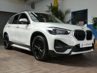 USED 2021 21 BMW X1 1.5 25e 10kWh Sport SUV 5dr Petrol Plug-in Hybrid Auto xDrive Euro 6 (s/s) (220 ps) SAT NAV ANDROID APPLE CARPLAY PART LEATHER INTERIOR PARKING SENSORS 1 OWNER SERVICE HISTORY WARRANTY