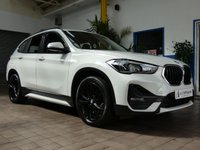 USED 2021 21 BMW X1 1.5 25e 10kWh Sport SUV 5dr Petrol Plug-in Hybrid Auto xDrive Euro 6 (s/s) (220 ps) SAT NAV ANDROID APPLE CARPLAY PART LEATHER INTERIOR PARKING SENSORS 1 OWNER SERVICE HISTORY WARRANTY
