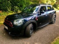 USED 2019 69 MINI COUNTRYMAN 2.0 John Cooper Works SUV 5dr Petrol Auto ALL4 Euro 6 (s/s) (306 ps)PANORAMIC GLASS SUNROOF//1/2 LEATHER/SWEDE//SATNAV//PARK CAMERA//FRONT AND REAR PARK ASSIST//GOOD SERVICE RECORD//LAST SERVICED JUNE 2025 Auto ALL4 Euro 6 (s/s) (306 ps)PANORAMIC GLASS SUNROOF//1/2 LEATHER/SWEDE//SATNAV//PARK CAMERA//FRONT AND REAR PARK ASSIST//GOOD SERVICE RECORD//LAST SERVICED JUNE 2025