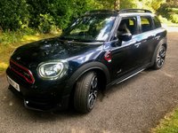 USED 2019 69 MINI COUNTRYMAN 2.0 John Cooper Works SUV 5dr Petrol Auto ALL4 Euro 6 (s/s) (306 ps)PANORAMIC GLASS SUNROOF//1/2 LEATHER/SWEDE//SATNAV//PARK CAMERA//FRONT AND REAR PARK ASSIST//GOOD SERVICE RECORD//LAST SERVICED JUNE 2025 Auto ALL4 Euro 6 (s/s) (306 ps)PANORAMIC GLASS SUNROOF//1/2 LEATHER/SWEDE//SATNAV//PARK CAMERA//FRONT AND REAR PARK ASSIST//GOOD SERVICE RECORD//LAST SERVICED JUNE 2025