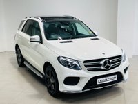 USED 2018 18 MERCEDES-BENZ GLE 2.1 GLE250d AMG Line (Premium) SUV 5dr Diesel G-Tronic 4MATIC Euro 6 (s/s) (204 ps) Pearl Designo Paint|Panoramic Roof|Heated Leather|AA Inspected