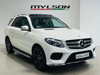 USED 2018 18 MERCEDES-BENZ GLE 2.1 GLE250d AMG Line (Premium) SUV 5dr Diesel G-Tronic 4MATIC Euro 6 (s/s) (204 ps) Pearl Designo Paint|Panoramic Roof|Heated Leather|AA Inspected