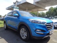 USED 2018 18 HYUNDAI TUCSON 1.6 GDi Blue Drive SE Nav SUV 5dr Petrol Manual Euro 6 (s/s) (132 ps) 8 SERVICE STAMPS 12 MONTHS MOT