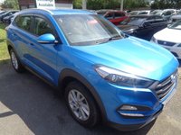 USED 2018 18 HYUNDAI TUCSON 1.6 GDi Blue Drive SE Nav SUV 5dr Petrol Manual Euro 6 (s/s) (132 ps) 8 SERVICE STAMPS 12 MONTHS MOT