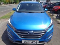 USED 2018 18 HYUNDAI TUCSON 1.6 GDi Blue Drive SE Nav SUV 5dr Petrol Manual Euro 6 (s/s) (132 ps) 8 SERVICE STAMPS 12 MONTHS MOT