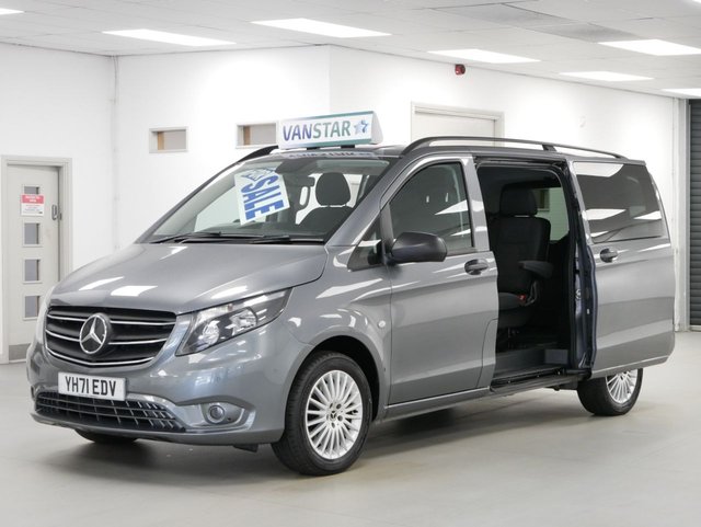 View our Mercedes-Benz Vito 119 RWD 2.0 CDI 190 BHP LONG PREMIUM AUTOMATIC 5 SEATER CREWCAB