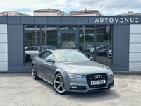 USED 2013 63 AUDI A5 3.0 TDI V6 Black Edition Coupe 2dr Diesel S Tronic quattro Euro 5 (s/s) (245 ps) PANORAMIC ROOF + BANG & OLUFSEN SOUND + SATNAV + CRUISE CONTROL + HEATED SEATS + FRONT AND REAR SENSORS