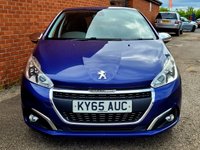 USED 2015 65 PEUGEOT 208 1.2 PureTech Allure Hatchback 5dr Petrol Manual Euro 6 (82 ps) SAT NAV - LOW INSURANCE