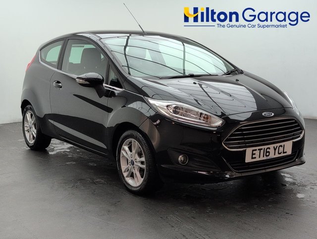 USED 2016 16 Ford Fiesta 1.25 Zetec Hatchback 3dr Petrol Manual Euro 6 (82 Ps) Hill Start Assist+tinted Glass