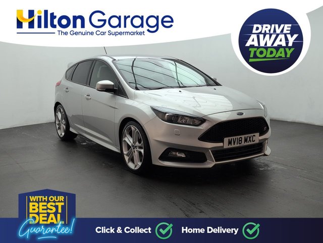 USED 2018 18 Ford Focus 2.0t Ecoboost St-3 Hatchback 5dr Petrol Manual Euro 6 (s/S) (250 Ps) Hill Start Assist+navigation