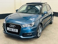 USED 2016 66 AUDI A1 1.4 TFSI S line Panoramic Sportback 5 Door Petrol Manual Euro 6 (s/s) (125 ps) 1 LADY OWNER + AUDI WITH 7 SERVICES