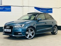 USED 2016 66 AUDI A1 1.4 TFSI S line Panoramic Sportback 5 Door Petrol Manual Euro 6 (s/s) (125 ps) 1 LADY OWNER + AUDI WITH 7 SERVICES